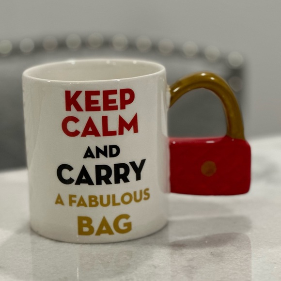 Clay Art Other - Clay Art “Keep Calm and Carry a Fabulous Bag” Mug